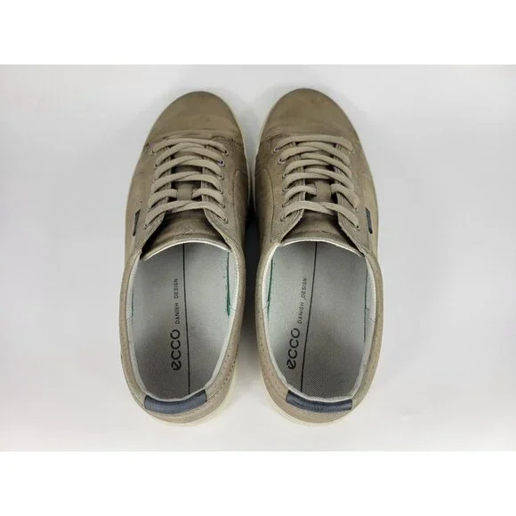 Ecco Danish Design Leather Shoes Size Mens 8 EUR 42 Beige Gray White 47003402459 - Picture 3 of 9